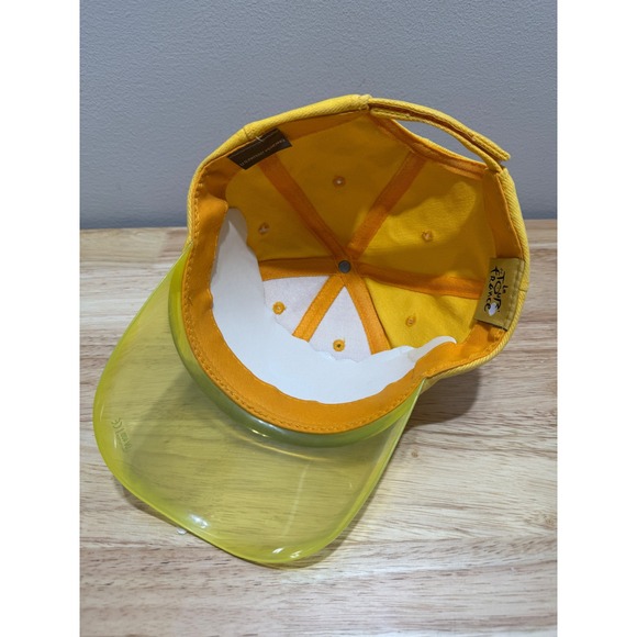Vtg NOS Official Le Tour de France Adjustable Cycling Hat Cap Florescent Visor - Picture 14 of 17